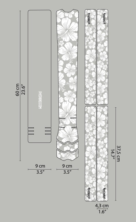 DYEDBRO Hawaiian Flowers