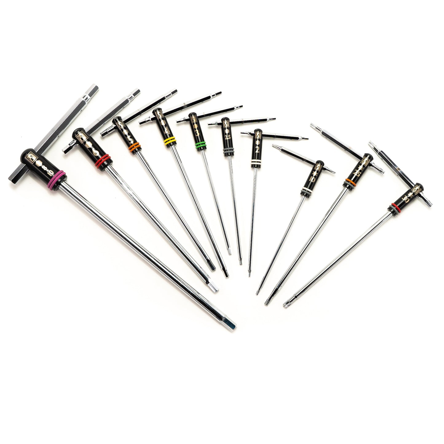 Pedros Master T-handle Set II w/Pouch