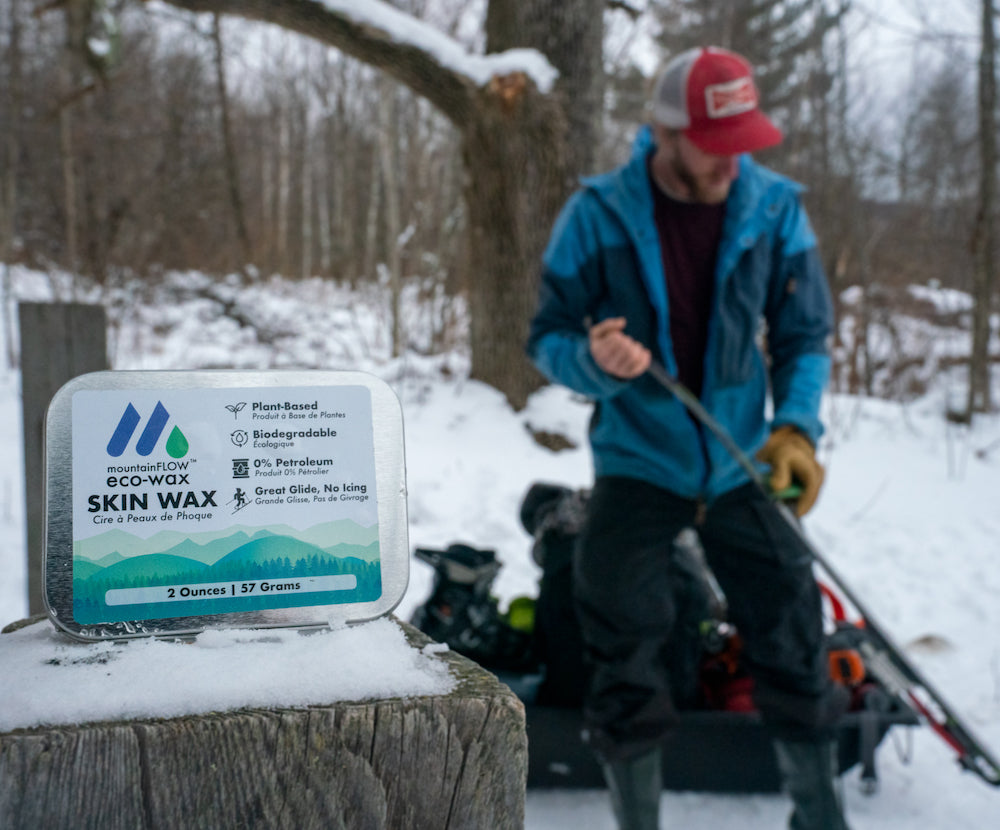 mountainFLOW eco-wax. Eco-friendly, biodegradable, ski and snowboard wax. Skin Wax. Backcountry